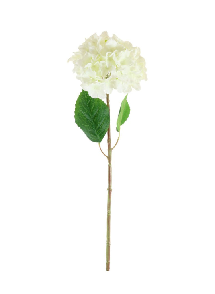 The Olivia  Faux Hydrangea Stem Ivory.