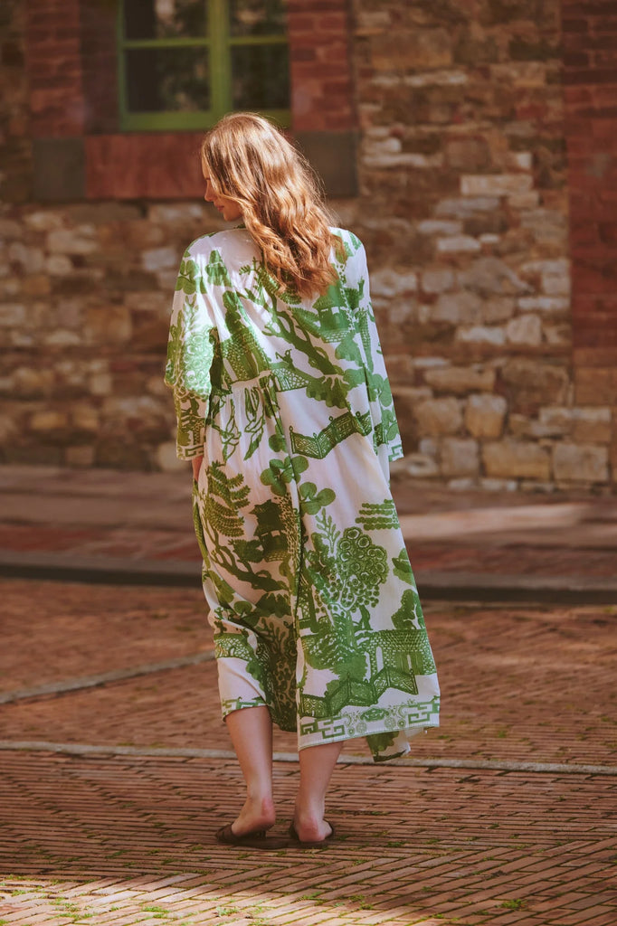 Giant Willow Green Pinch Pleat Dress M/L – Hearts and Co
