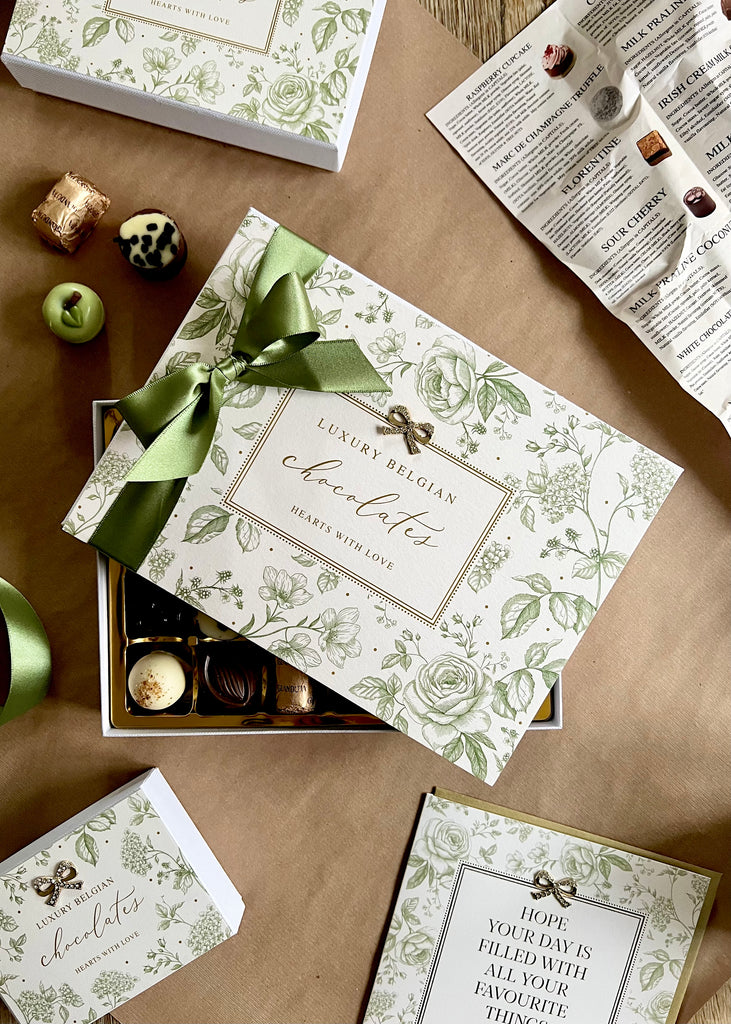 Beautiful Box Of 24 Luxury Belgian Chocolates.