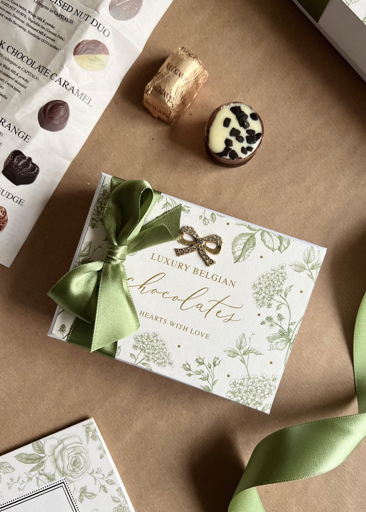 Small Box Of 6 Luxury Belgian Chocolates.