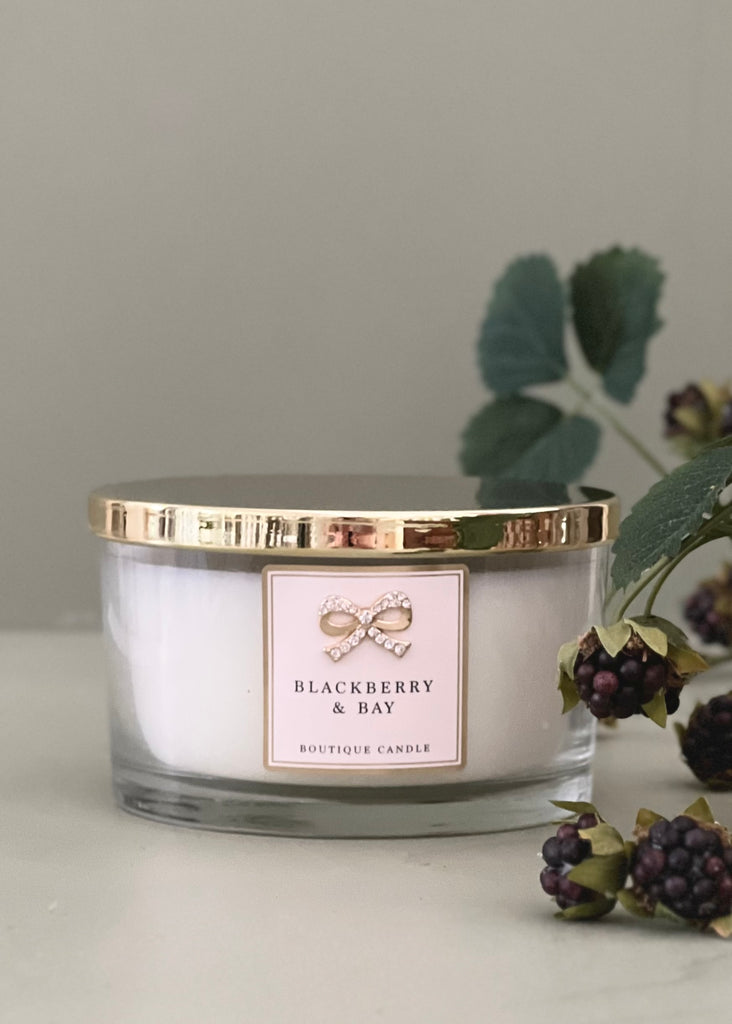 Blackberry & Bay Large Boxed Candle.