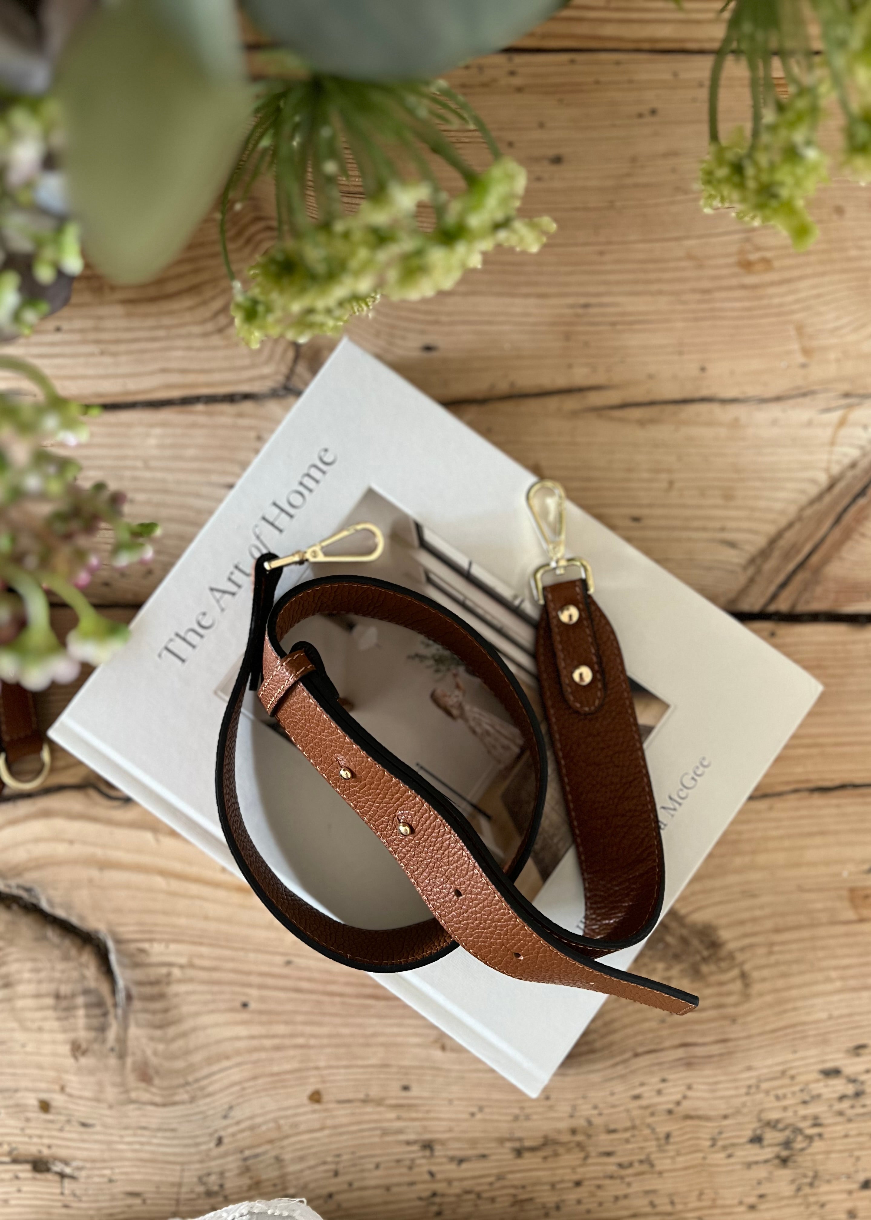 The Beaufort Tan Leather Cross Body Bag.