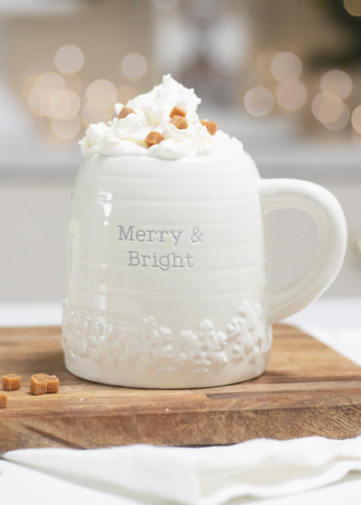 Merry And Bright Festive Mug.