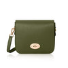 The Blake Olive Green Leather Cross Body Bag