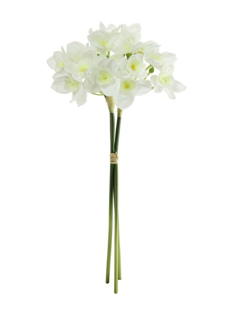Silk Narcissus Daffodil Bunch