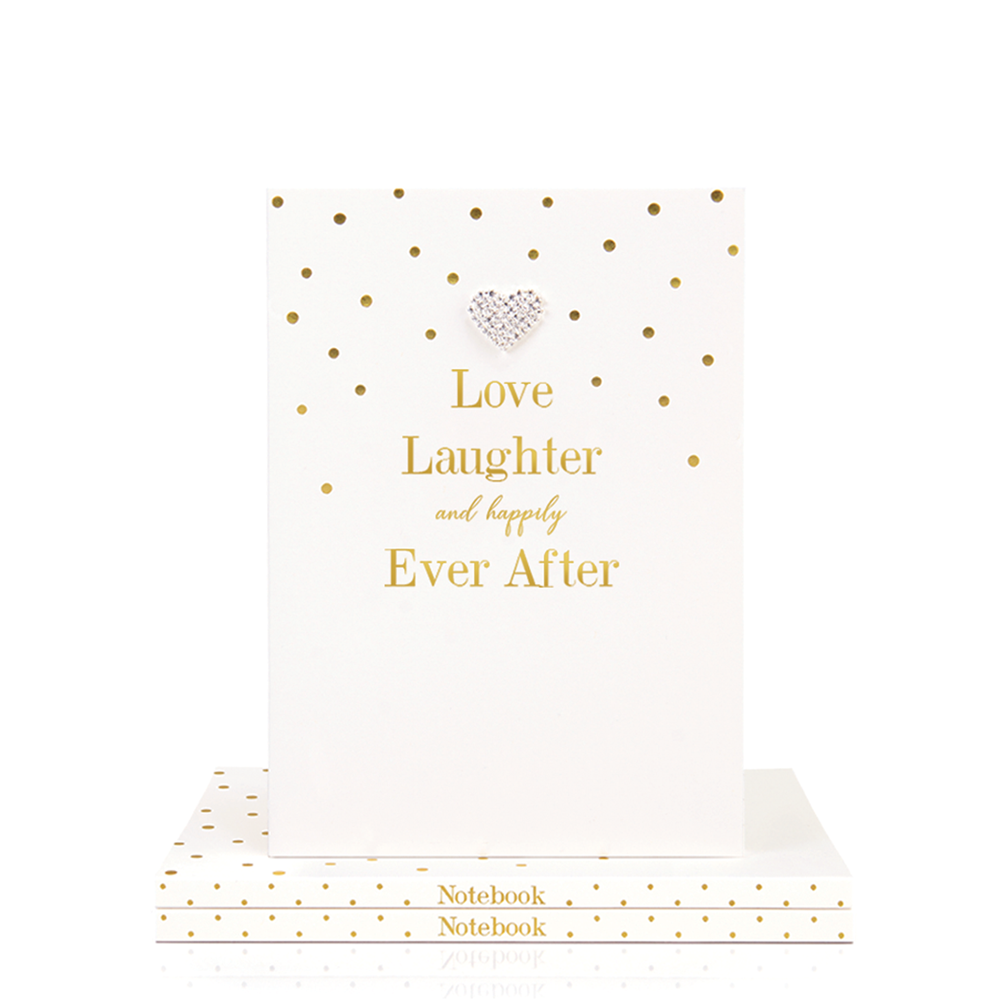 Mad Dots A5 Notebook, Love Laughter & Happily Ever After