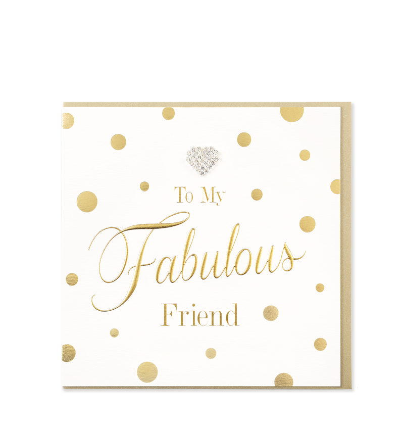 Mad Dots Greetings Card, Fabulous Friend
